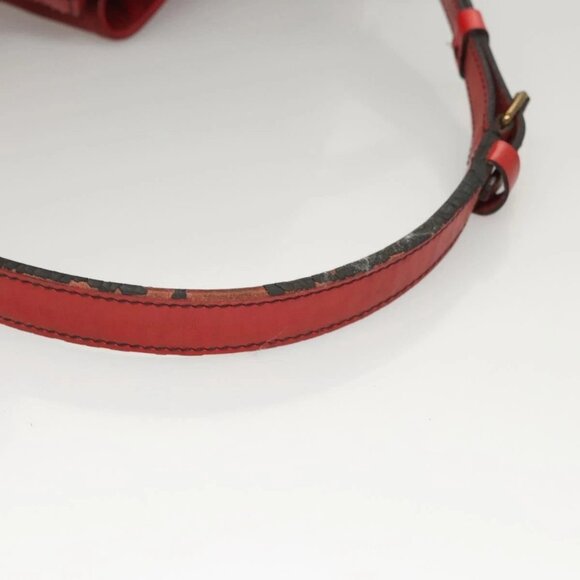 LOUIS VUITTON Epi Petit Noe Shoulder Bag Red M44107 LV Auth 127112 - Picture 8 of 16